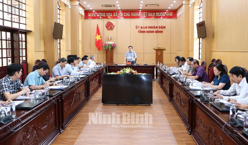 Họp Hội đồng xét tặng Giải thưởng Khoa học và Công nghệ Hoa Lư tỉnh Ninh Bình lần thứ III (2018-2023)