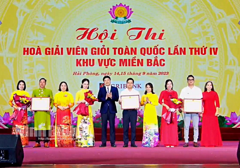 Ninh Bình đạt giải ba tại Hội thi Hòa giải viên giỏi toàn quốc lần thứ IV khu vực miền Bắc
