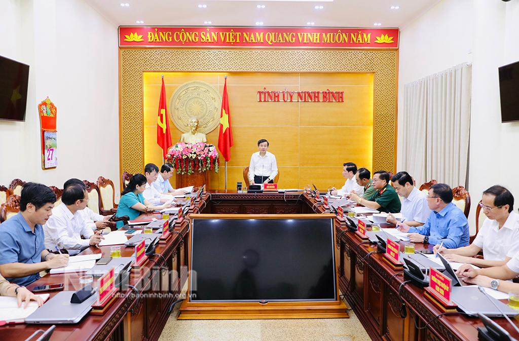 Thường trực Tỉnh ủy giao ban công tác 9 tháng, triển khai nhiệm vụ trọng tâm quý IV