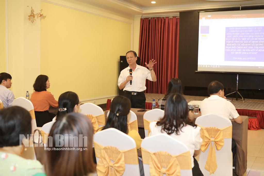 Tập huấn nâng cao năng lực cho cán bộ y tế - dân số tuyến cơ sở năm 2023