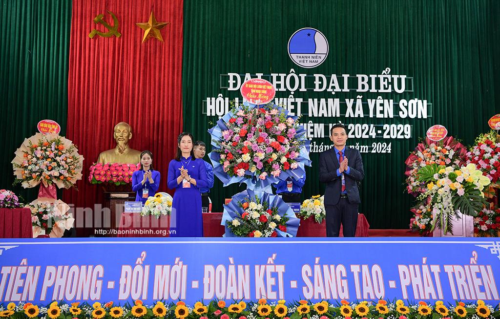 Hội LHTN Việt Nam xã Yên Sơn tổ chức Đại hội điểm nhiệm kỳ 2024-2029