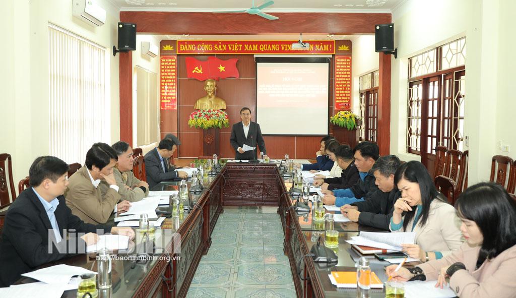 Triển khai kế hoạch tổ chức Giải Việt dã xã, phường, thị trấn tỉnh Ninh Bình năm 2024 - Cup SHB