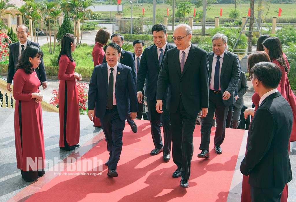 Đoàn đại biểu cấp cao Tòa án Nhân dân tối cao Trung Quốc thăm và làm việc tại tỉnh Ninh Bình