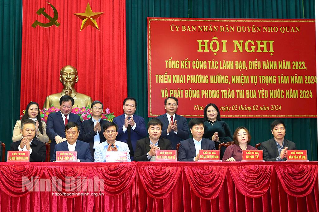 Huyện Nho Quan phát động phong trào thi đua yêu nước năm 2024