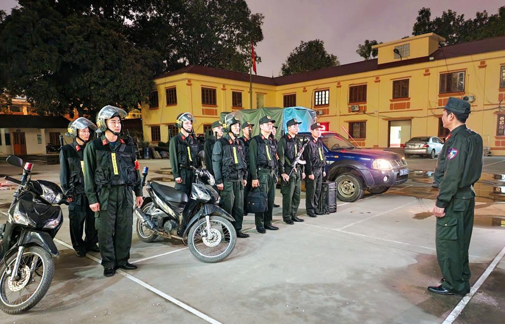 Quyết tâm giữ bình yên cho Nhân dân đón Tết, vui Xuân