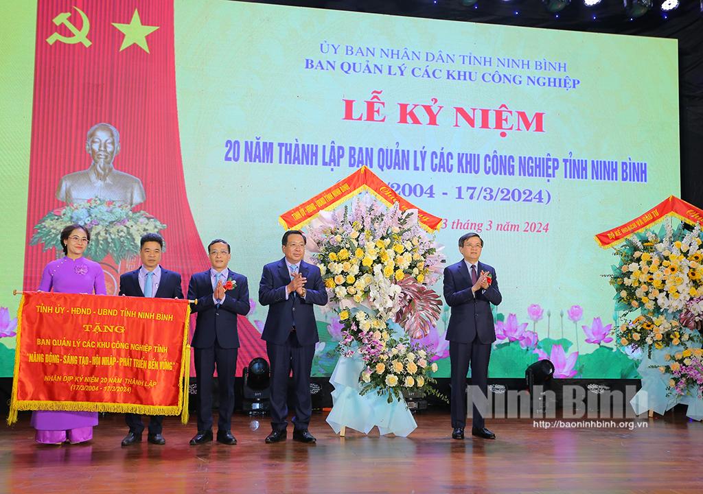 Kỷ niệm 20 năm thành lập Ban Quản lý các khu công nghiệp tỉnh Ninh Bình