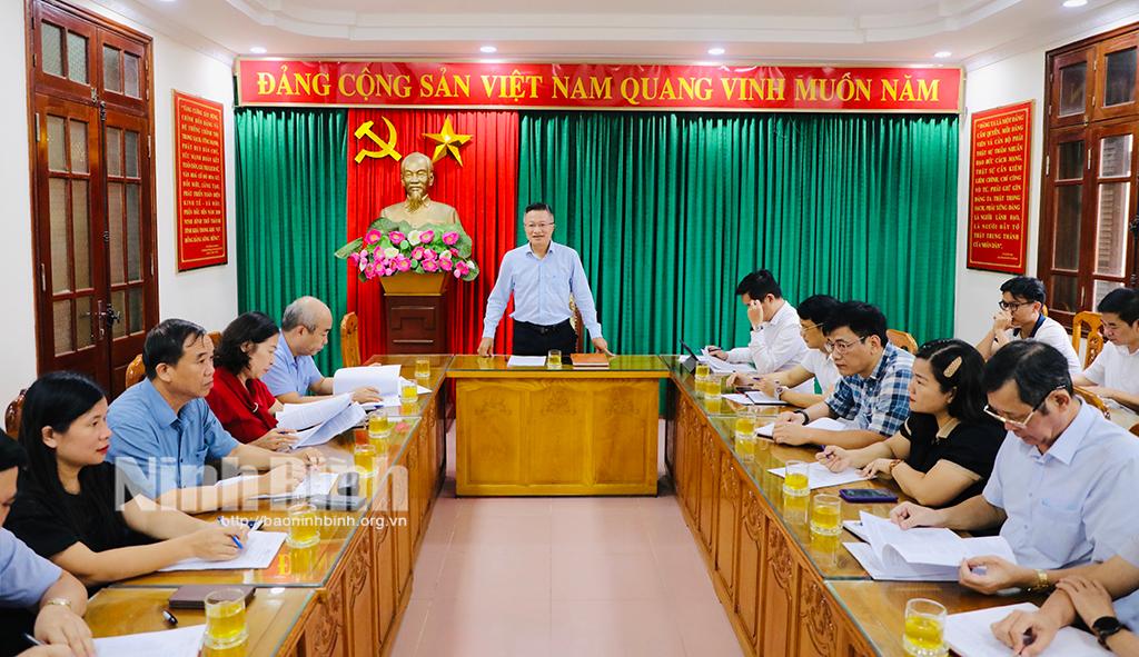 Giao ban công tác báo chí, tuyên truyền tháng 5