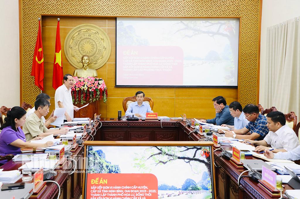 Hội nghị Ban Thường vụ Tỉnh ủy