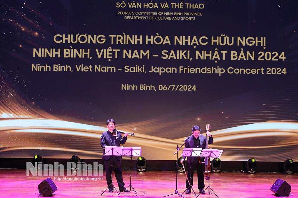 Chương trình Hòa nhạc hữu nghị Ninh Bình - Saiki năm 2024