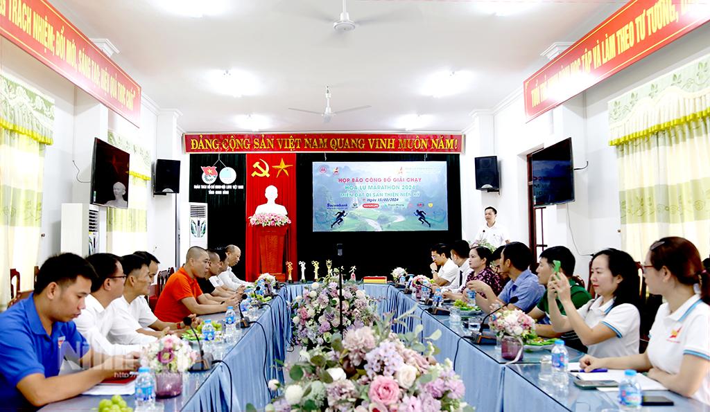 Họp báo công bố Giải chạy "Hoa Lư Marathon 2024 - Miền đất di sản thiên niên kỷ"