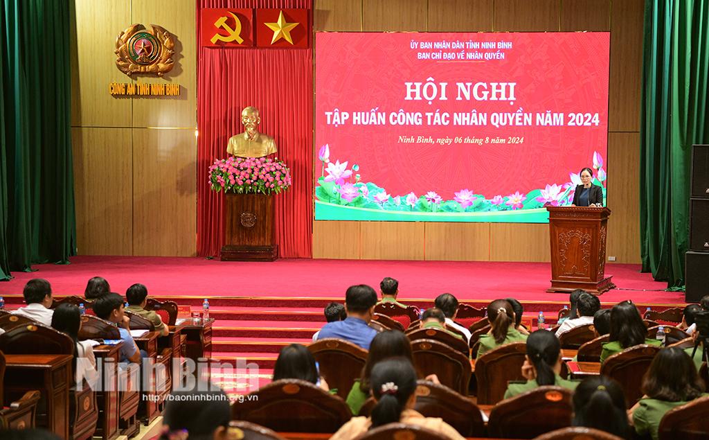 Tập huấn công tác nhân quyền năm 2024