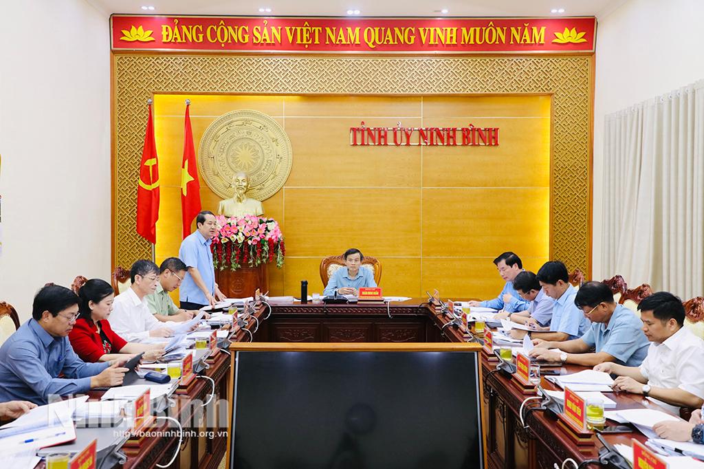 Hội nghị Ban Thường vụ Tỉnh ủy