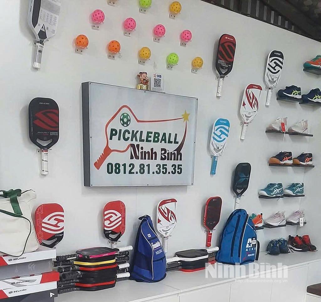 Các đồ dùng, phụ kiện của bộ môn pickleball.