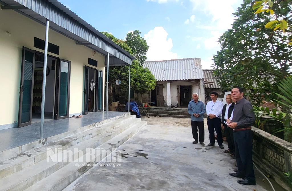 Ngôi nhà của gia đình ông Lê Xuân Hiệp (xóm 12, xã Định Hoá) mới hoàn thiện, đưa vào sử dụng từ tháng 6/2024.