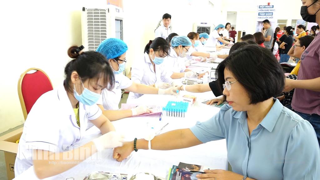 Năm 2024, Hội Chữ thập đỏ thành phố Tam Điệp đã vận động hiến 1.025 đơn vị máu.