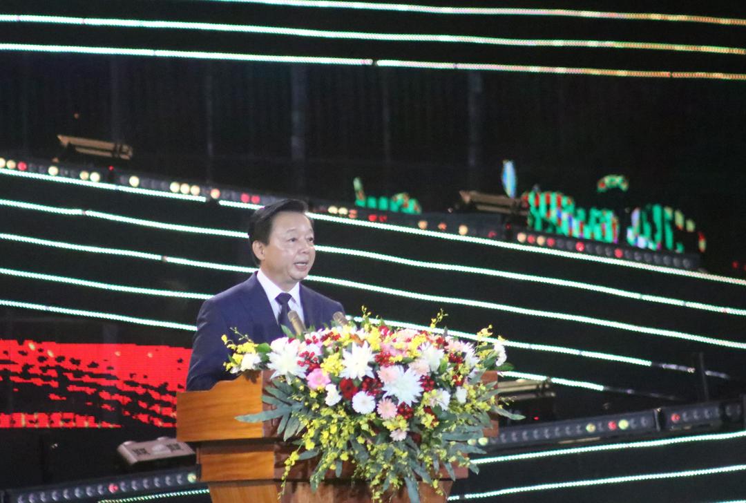 Phó Thủ tướng Chính phủ Trần Hồng Hà phát biểu tại buổi lễ.