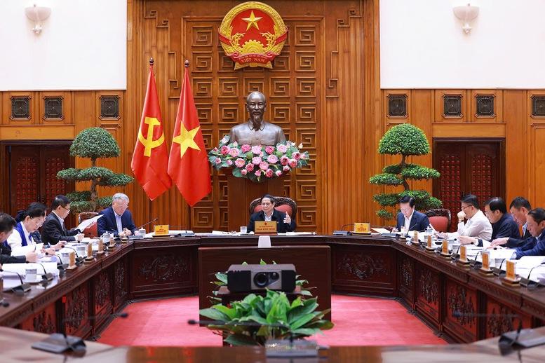 Thủ tướng Chính phủ chủ trì cuộc họp của Ban Thường vụ Đảng ủy Chính phủ, tiếp tục cho ý kiến về Đề án sắp xếp, tổ chức lại đơn vị hành chính các cấp và xây dựng chính quyền địa phương 2 cấp