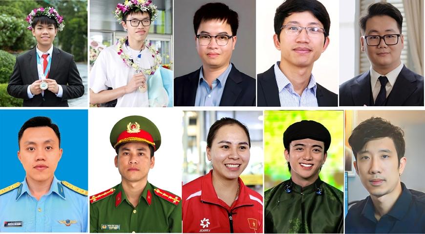 10 gương mặt trẻ Việt Nam tiêu biểu năm 2024.