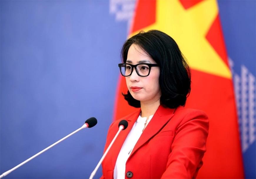 Người phát ngôn Bộ Ngoại giao Phạm Thu Hằng. Ảnh: tuoitre.vn