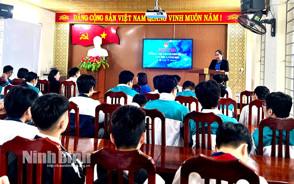 Quang cảnh hội thi.