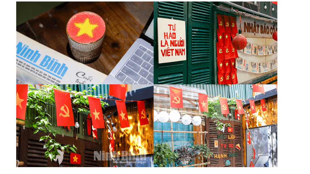 Những góc trang trí nhỏ nhưng đầy ý nghĩa chào mừng kỷ niệm Ngày Giải phóng miền Nam, thống nhất đất nước (30/4/1975-30/4/2025).