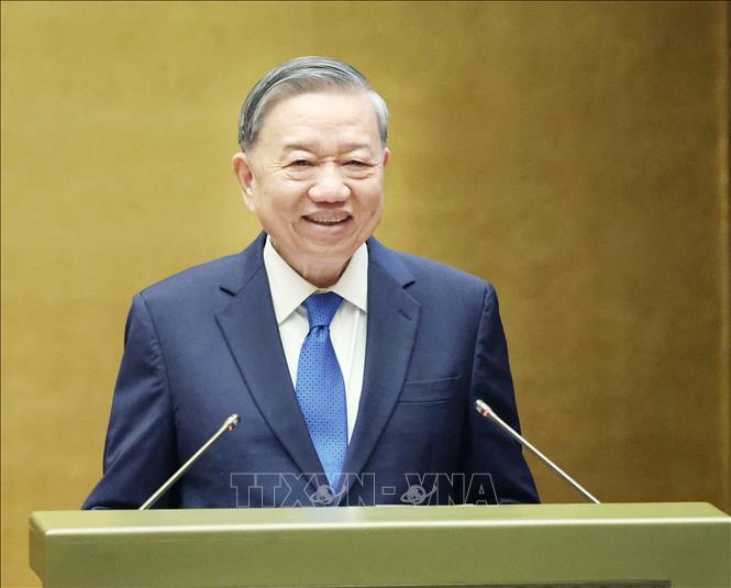 Tổng Bí thư Tô Lâm phát biểu tại Hội nghị.