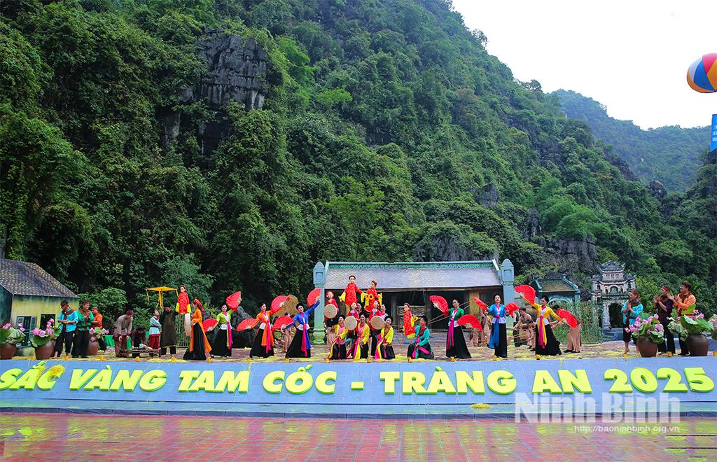 Chương trình nghệ thuật tại Lễ Khai mạc Tuần Du lịch Ninh Bình năm 2025 “Sắc vàng Tam Cốc-Tràng An”