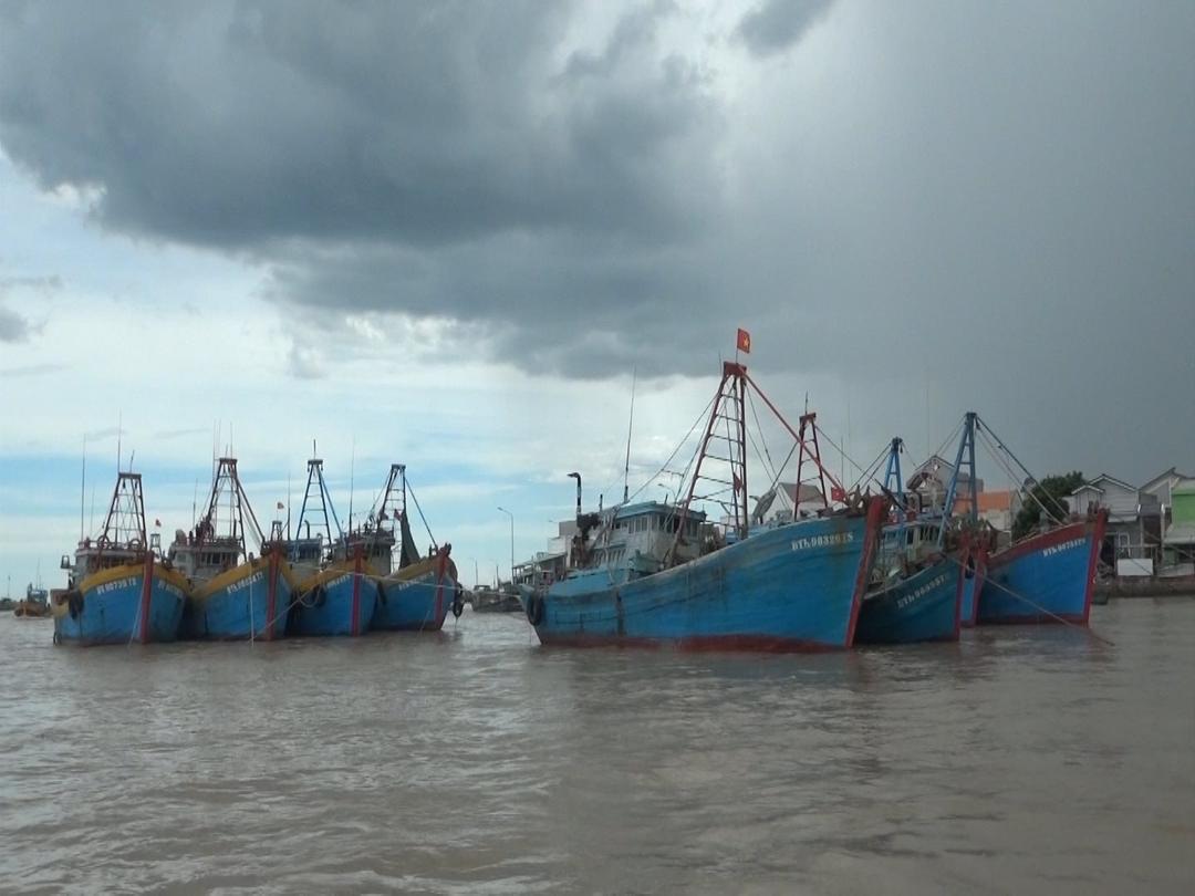 Tàu thuyền về nơi tránh trú bão. Ảnh minh họa