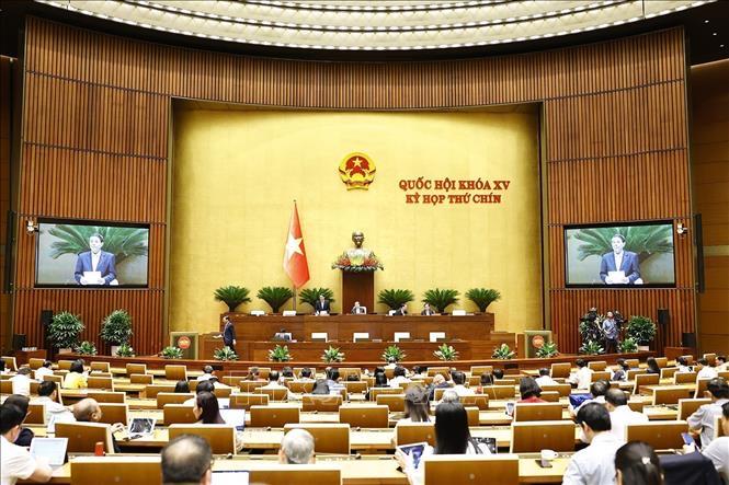 Phó Chủ tịch Quốc hội Nguyễn Đức Hải phát biểu. Ảnh: TTXVN