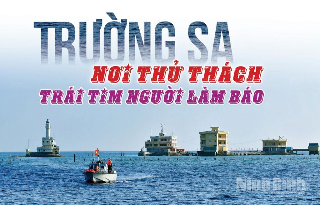 Đảo Đá Tây (Trường Sa, Khánh Hòa). Ảnh: Ninh Mạnh Thắng