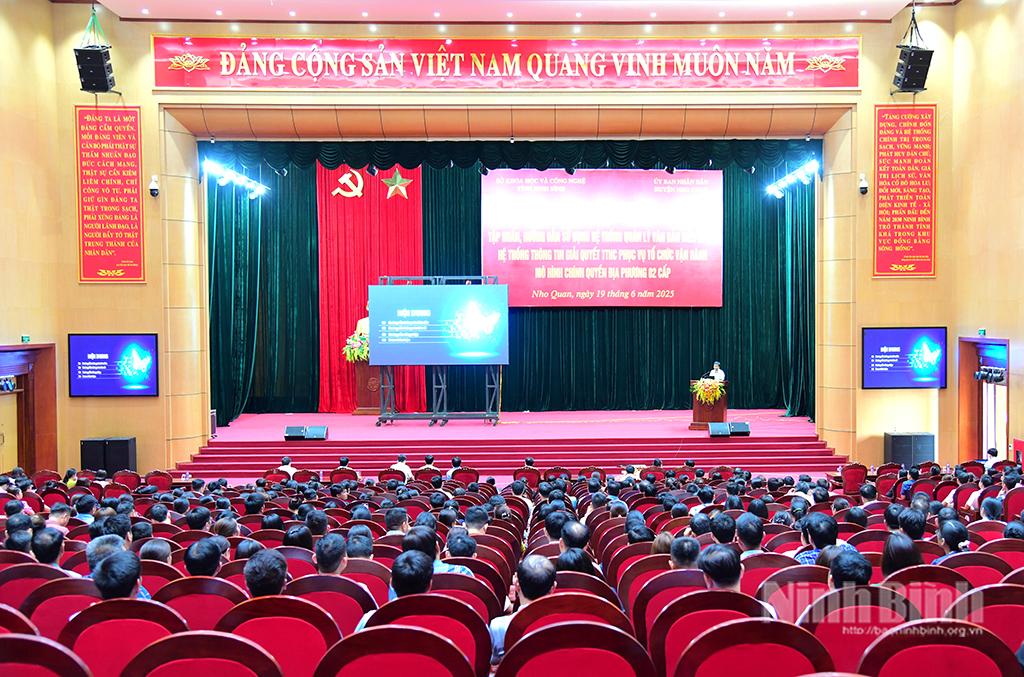 Quang cảnh hội nghị tập huấn.