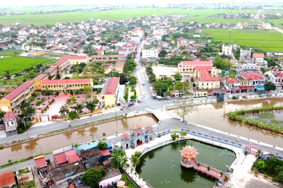 Diện mạo nông thôn mới xã Xuân Trường. Ảnh: Hoàng Tuấn