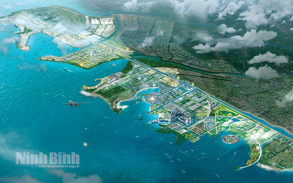 Khu kinh tế Ninh Cơ được định hướng xây dựng thành Khu kinh tế ven biển là trọng điểm phát triển mang tính đột phá của tỉnh.