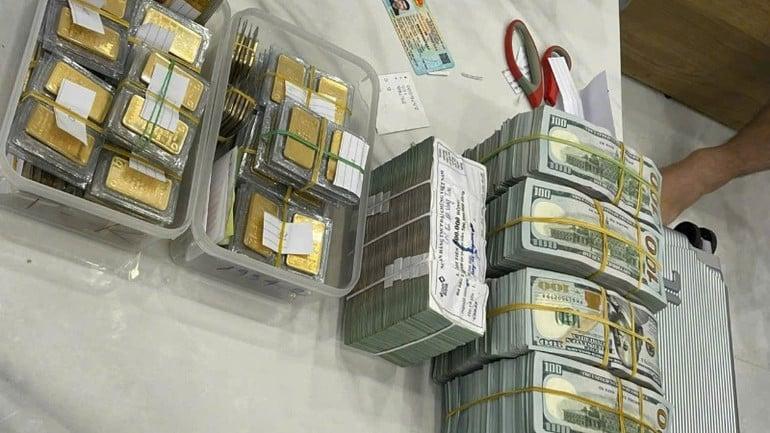 Tang vật vụ án lừa đảo Mr Pips. Ảnh: Công an TP Hà Nội.