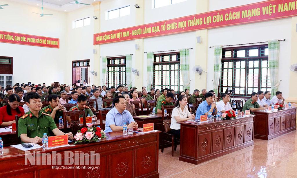 Các đại biểu dự Ngày hội Toàn dân bảo vệ an ninh Tổ quốc.