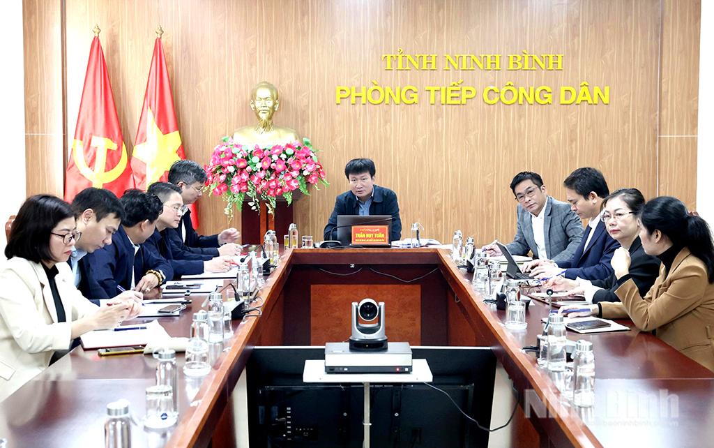 Đồng chí Trần Huy Tuấn, Phó Bí thư Tỉnh uỷ, Chủ tịch UBND tỉnh chủ trì phiên tiếp công dân định kỳ tháng 1/2026.