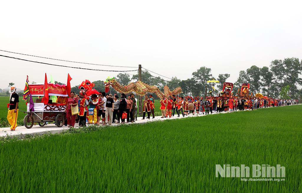 Nghi lễ Rước rồng, Rước kiệu tại Hội làng Hoàng Sơn năm 2026.