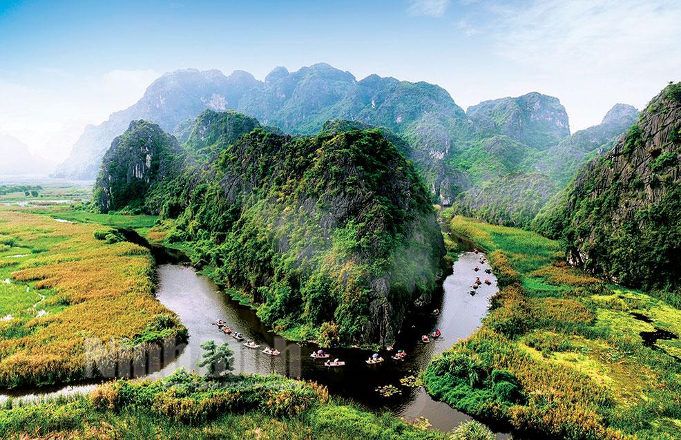 Khu bảo tồn thiên nhiên đất ngập nước Vân Long. Ảnh: Minh Đường