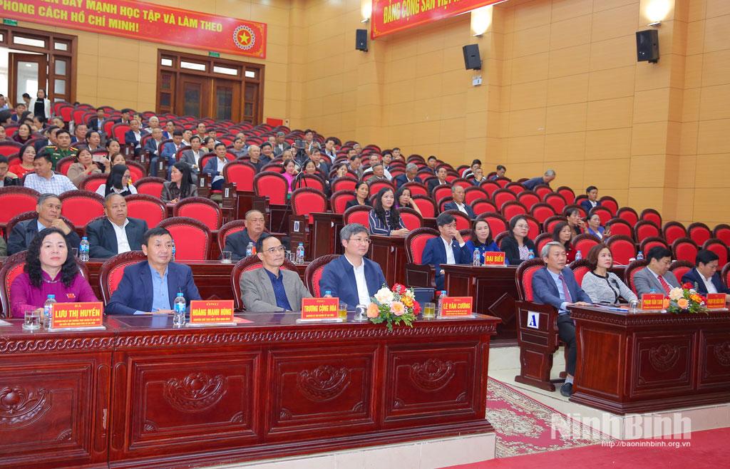 Các đại biểu dự buổi gặp mặt. Ảnh: Anh Tuấn