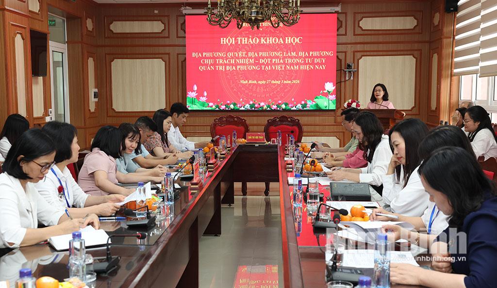 Quang cảnh hội thảo.