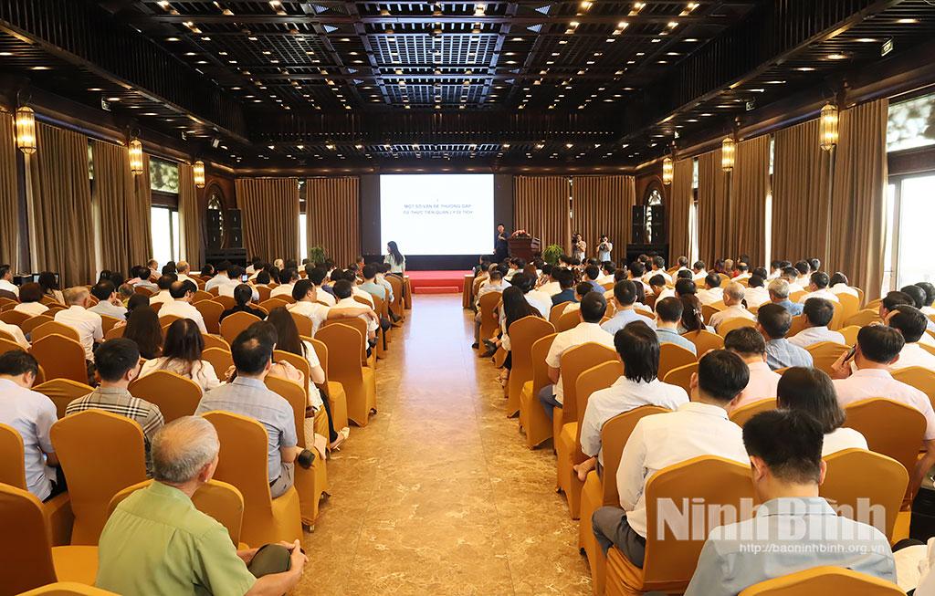 Quang cảnh hội nghị tập huấn.