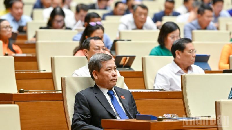 Các đại biểu Quốc hội tham dự phiên họp. (Ảnh: DUY LINH)