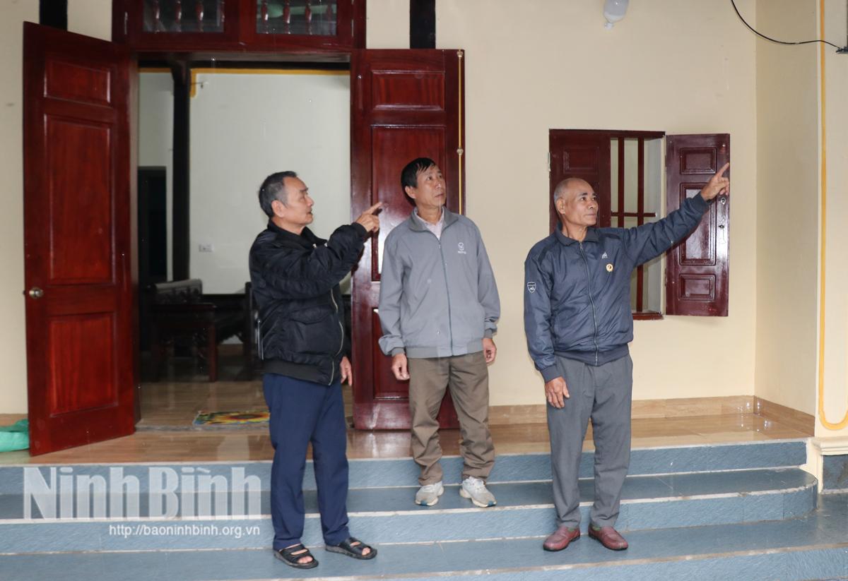 Ngôi nhà mới của cựu chiến binh Bùi Xuân Viết, thôn Quang Tiến (xã Hiển Khánh) được xây dựng từ phong trào “Nghĩa tình đồng đội”.