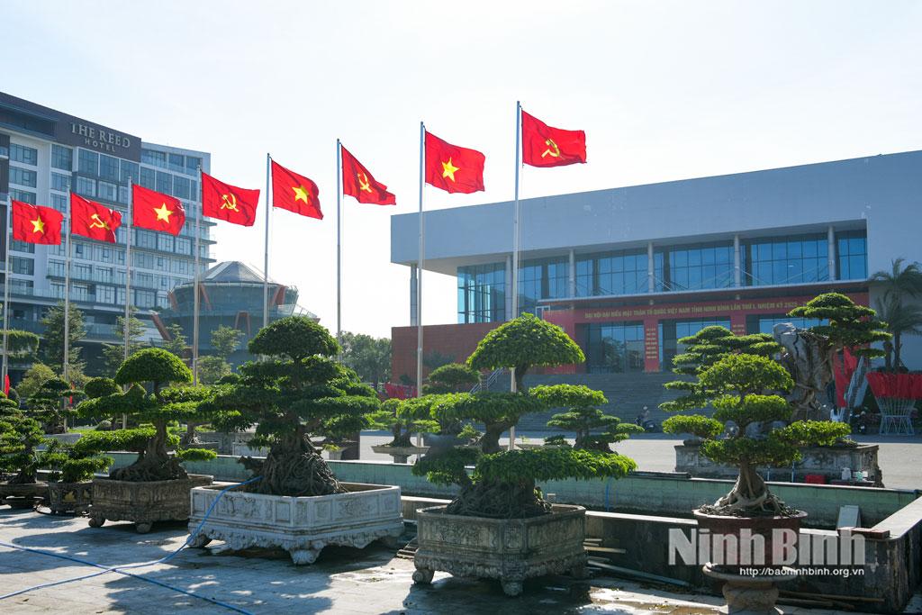 Trung tâm hội nghị tỉnh - nơi diễn ra Đại hội đại biểu MTTQ Việt Nam tỉnh Ninh Bình lần thứ I, nhiệm kỳ 2025-2030.