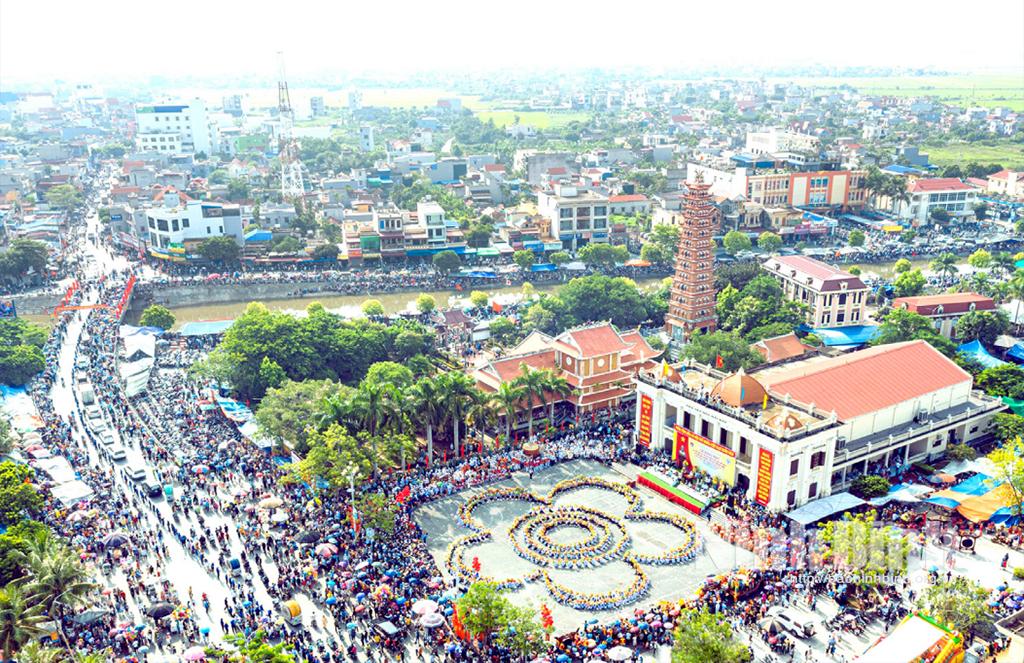 Ngày hội Văn hóa - Thể thao truyền thống khu vực Hải Hậu. Ảnh: PV