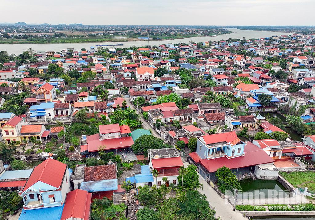 Một góc xã Đồng Thịnh hiện nay. Ảnh: Viết Dư