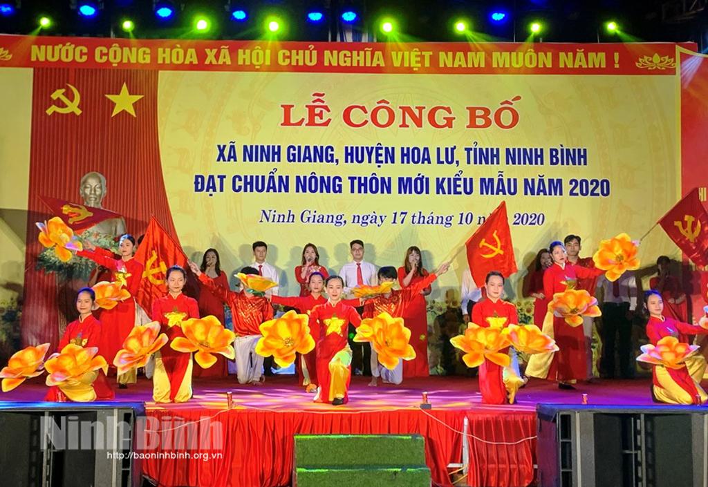 Hoa Lư giao lưu văn nghệ chào mừng Đại hội Đảng bộ tỉnh lần thứ XXII