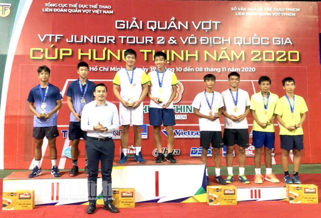Ninh Bình giành HCĐ Giải quần vợt vô địch thanh thiếu niên toàn quốc- Cup Hưng Thịnh năm 2020