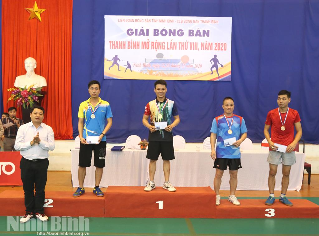 Bế mạc Giải Bóng bàn Thanh Bình mở rộng lần thứ VIII