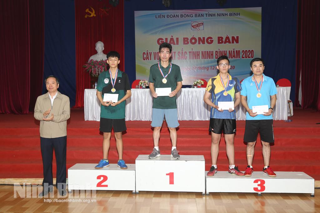 Giải bóng bàn cây vợt xuất sắc tỉnh Ninh Bình năm 2020